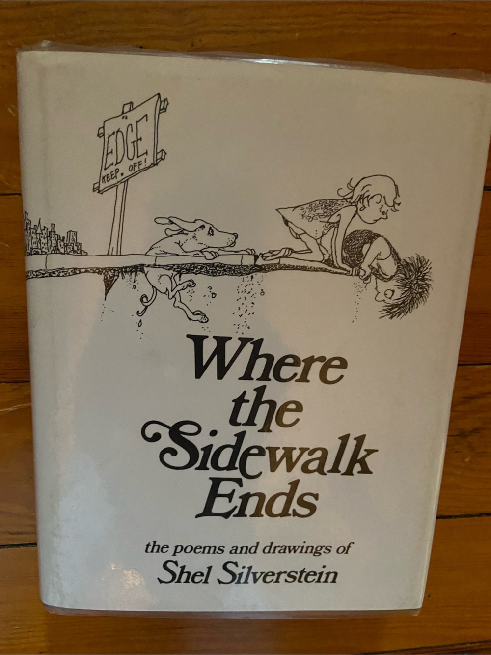 Vintage 70s 1970s Shel Silverstein children’s poem book Where the Sidewalk Ends